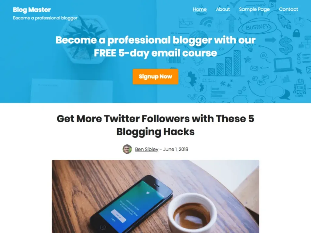 Challenger WordPress theme Challenger WordPress theme
