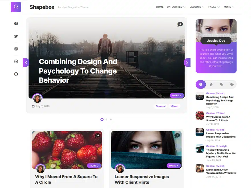 Shapebox WordPress theme Shapebox WordPress theme